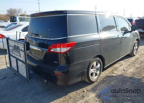 2013 Nissan Quest Sv z USA, uszkodzony, nr VIN JN8AE2KP3D9062669